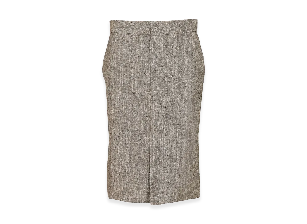 Bottega Veneta Women's Midi Skirt In Viscose And Silk "Beige"