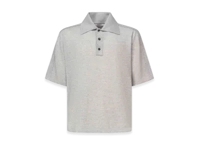 Bottega Veneta Wool Polo Shirt "Grey"