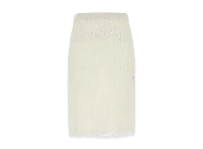 Bottega Veneta Women's Lace Skirt "White"