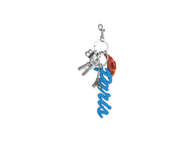 BALENCIAGA Tourist Paris Croissant Charm/Keychain "Multicolor"