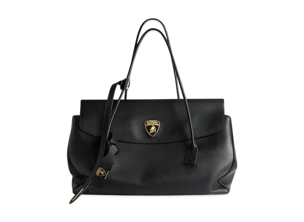BALENCIAGA Automobili Lamborghini Carrie Carry All Bag "Black"