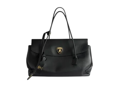 BALENCIAGA Automobili Lamborghini Carrie Carry All Bag "Black"