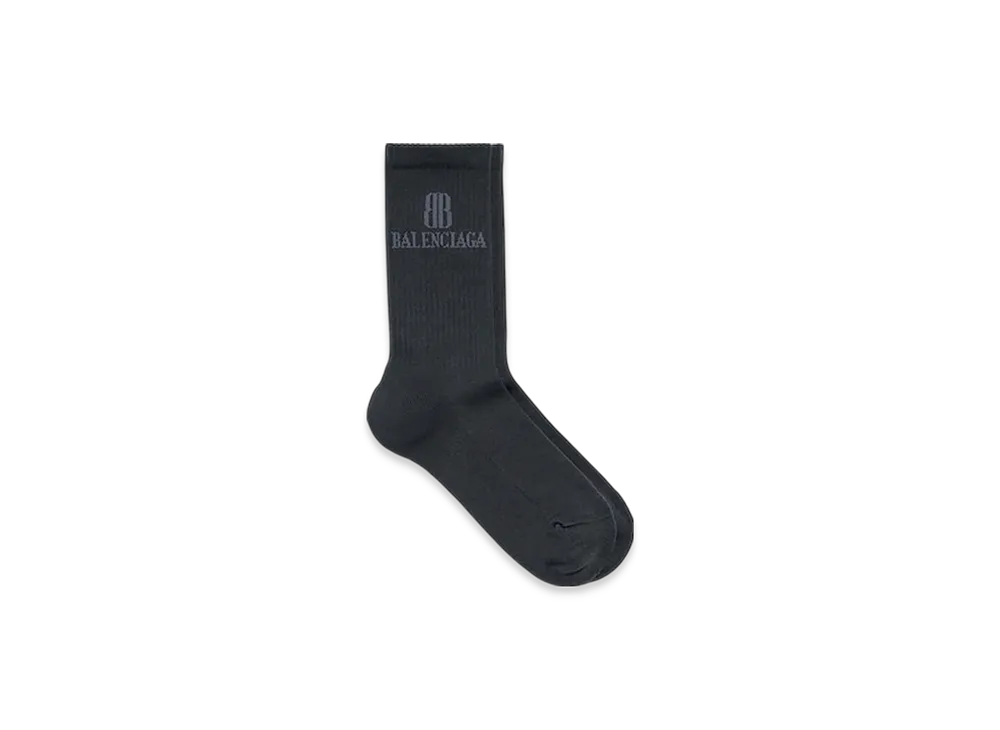 BALENCIAGA Nano BB Socks "Black"