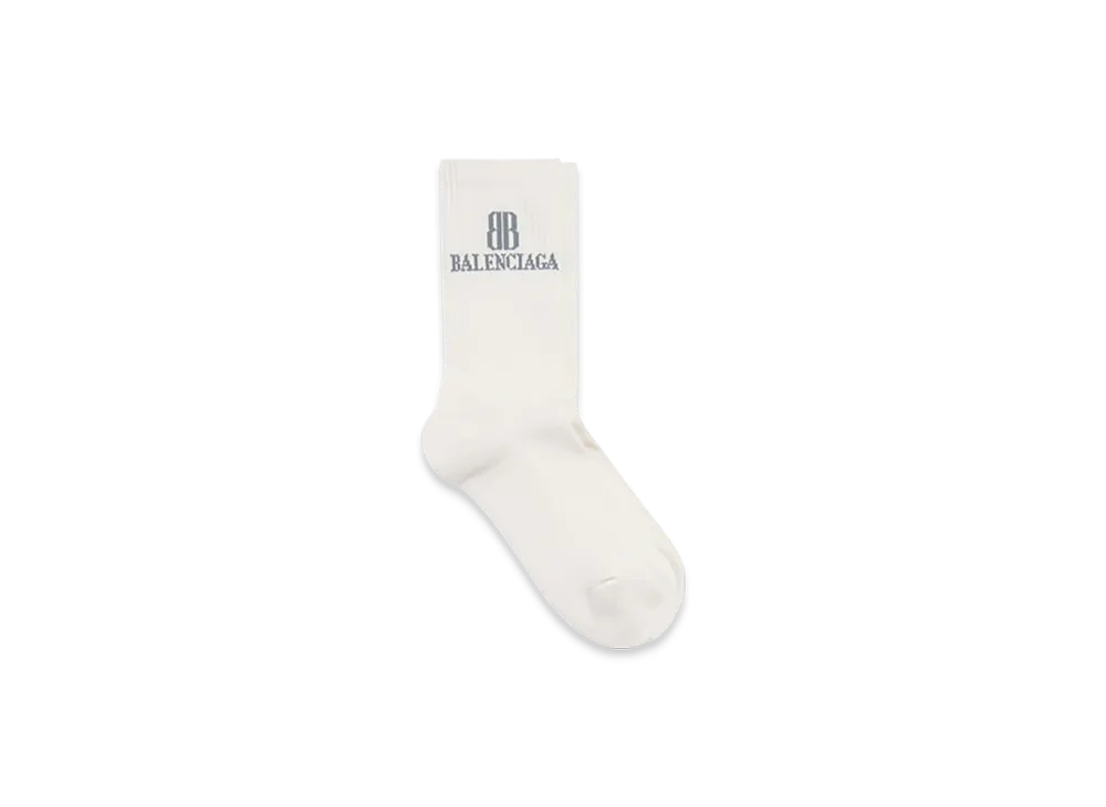 BALENCIAGA Nano BB Socks "White"