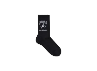 BALENCIAGA Automobili Lamborghini Men's Socks "Black/White"