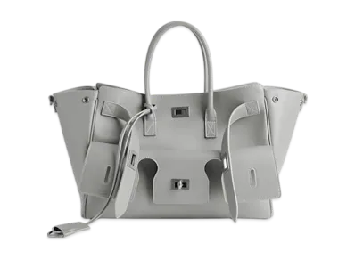 BALENCIAGA Bel Air Carry All Bag Small "Cloud Gray"