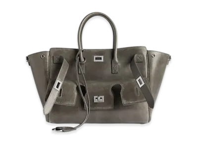 BALENCIAGA Bel Air Carryall Bag Small "Khaki"