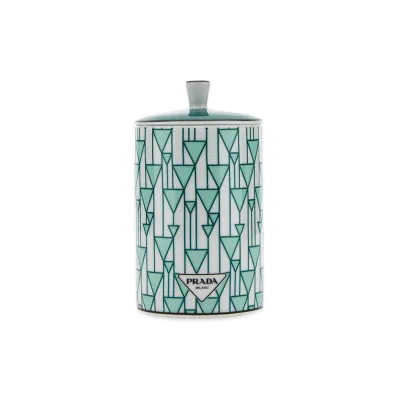 PRADA Embellished Porcelain Candle "Printed"
