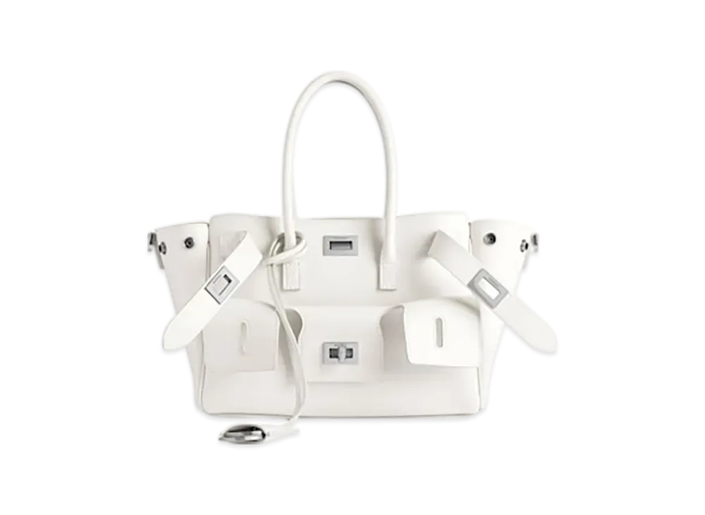 BALENCIAGA Bel Air Carry All Bag Mini "White"