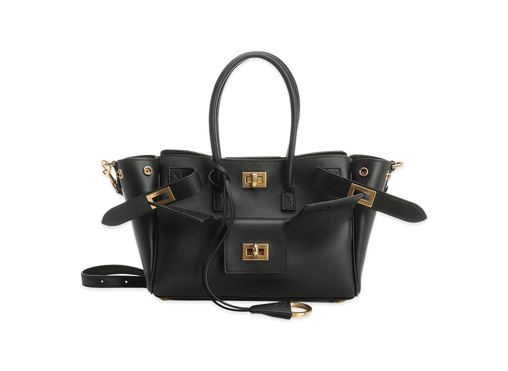 BALENCIAGA Women's Carry All Bel Air Mini Bag "Black"