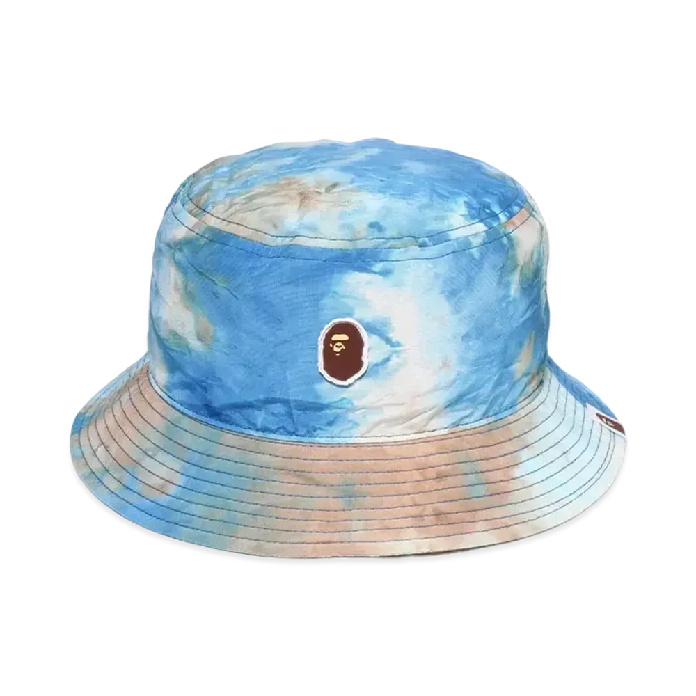 A BATHING APE Chusen One Point Hat "Blue"