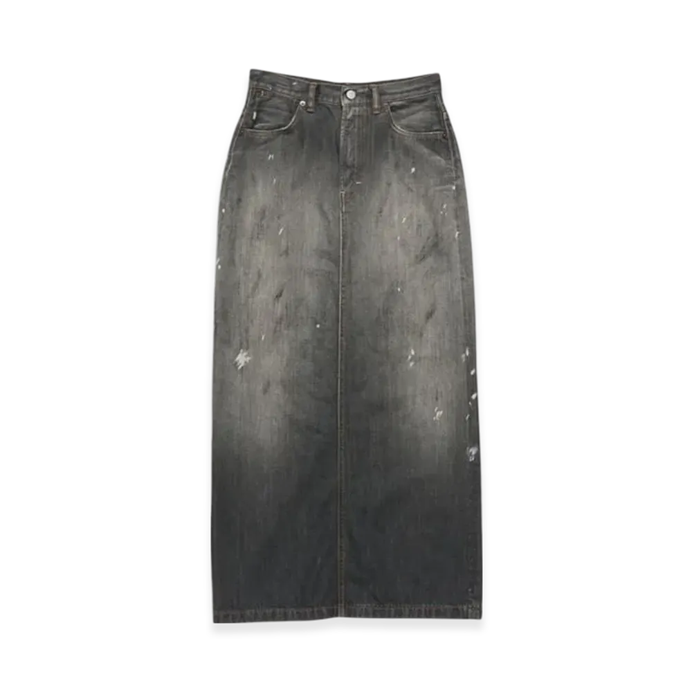 Acne Studios Mid-length denim skirt "Black"