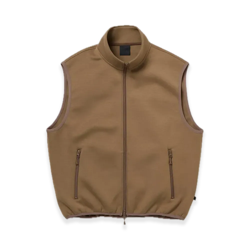 DAIWA PIER39 W's Tech Scuba Knit Stand Collar Vest "Coyote"