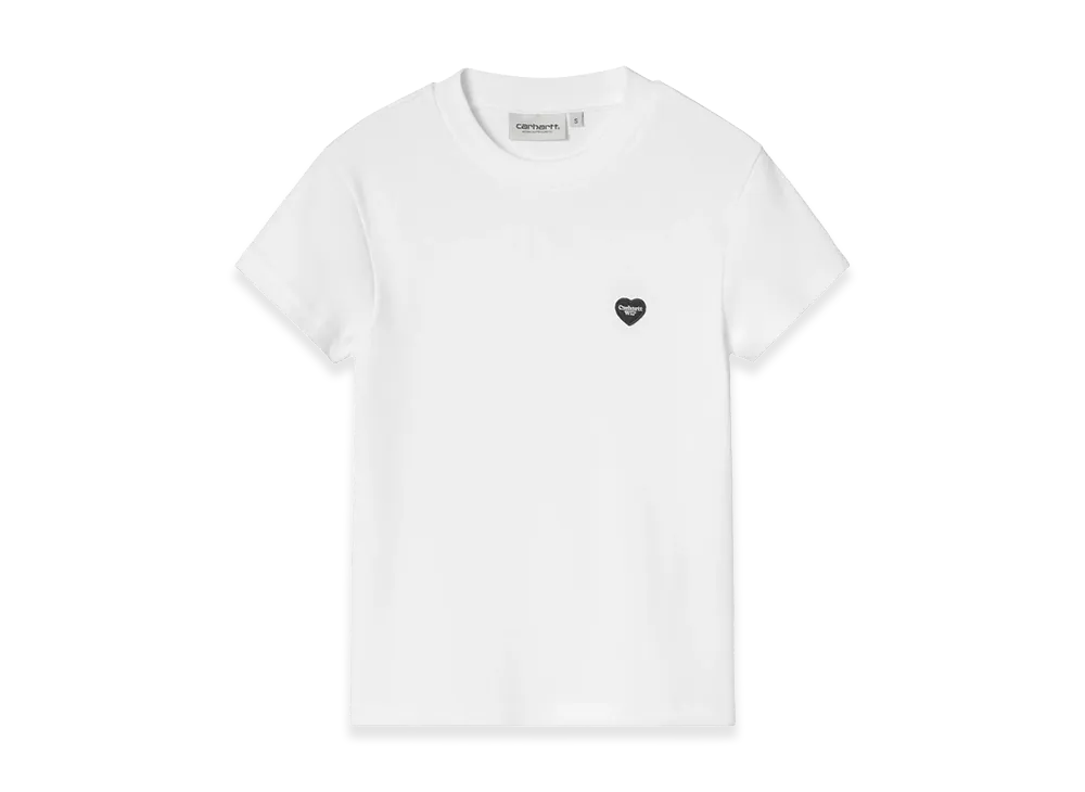 Carhartt WIP Women's S/S Small Heart Patch T-Shirt "White/Black"