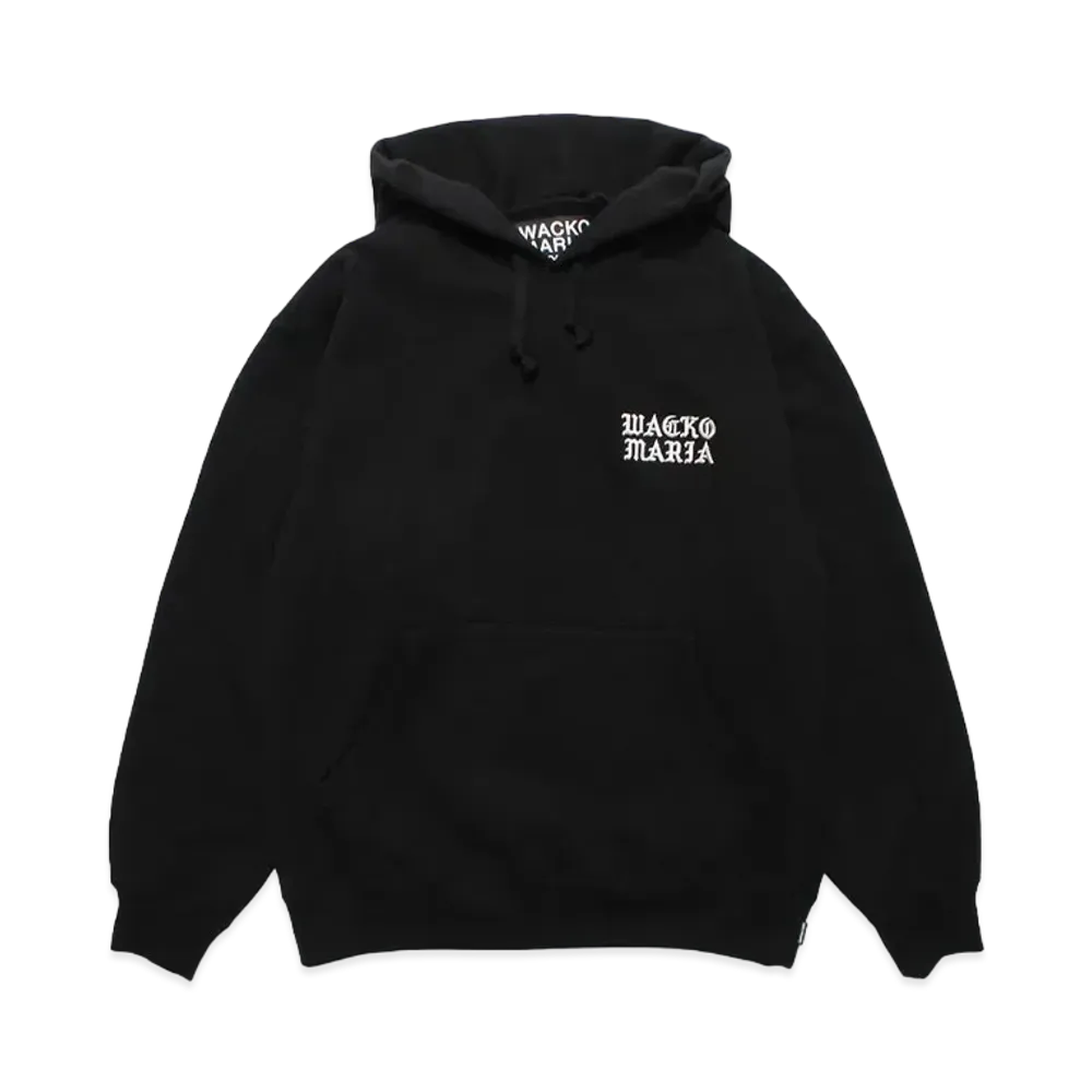 WACKO MARIA Heavy Weight Hooded Sweat Shirt "Black"
