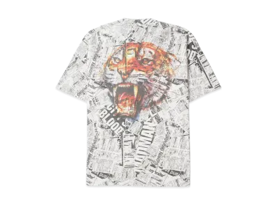 Supreme Newspaper S/S Top "White"