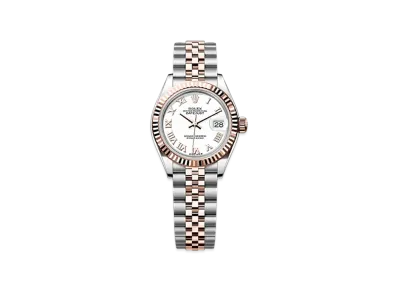 ROLEX Lady-Datejust 28mm Oystersteel & Everose Gold 279171 "White"