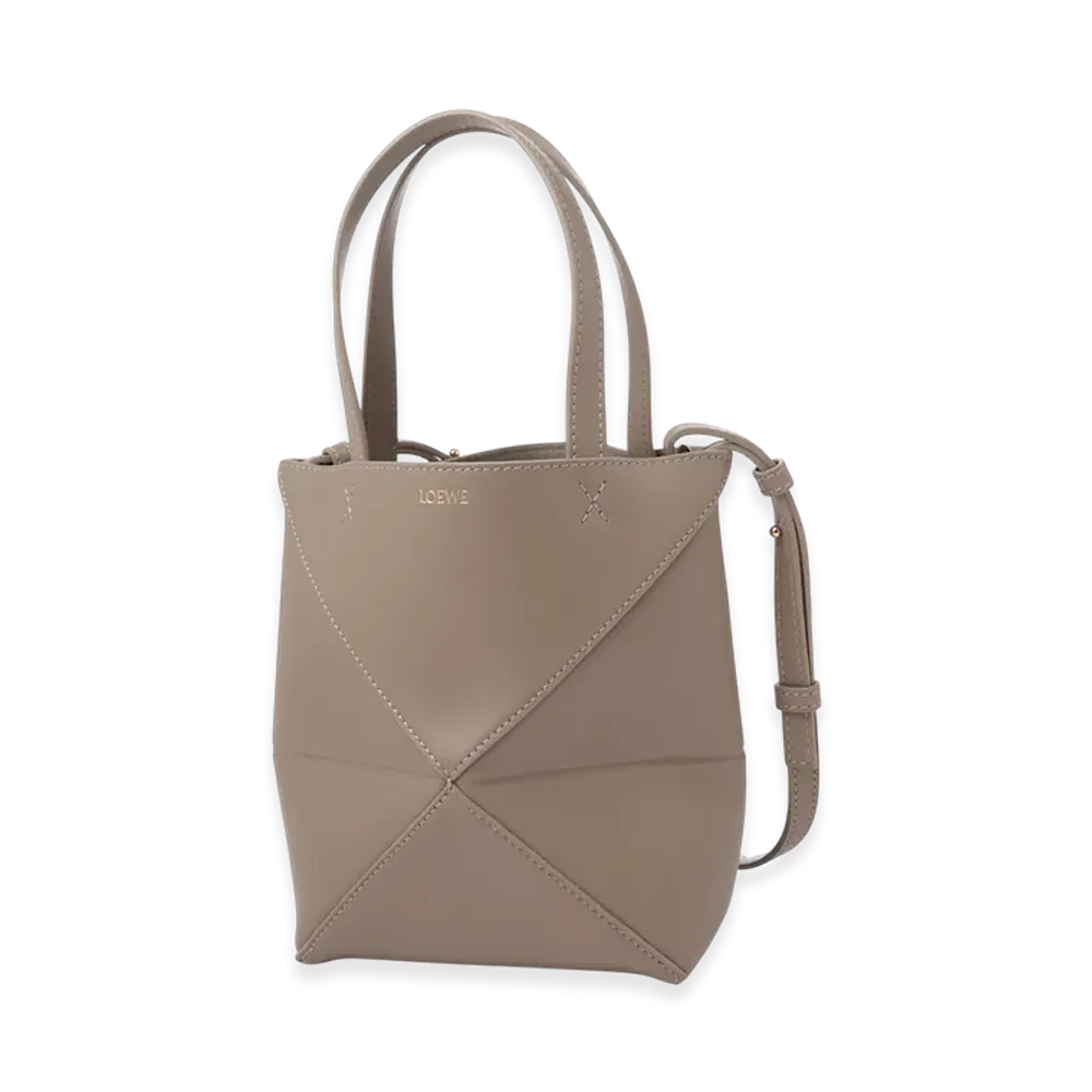 LOEWE Puzzle Tote Mini "Sand"