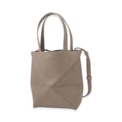 LOEWE Puzzle Tote Mini "Sand"