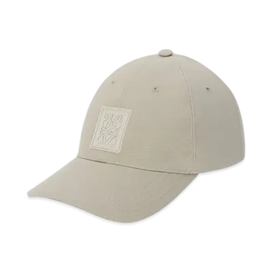 LOEWE Patch Cap "Shell Grey"