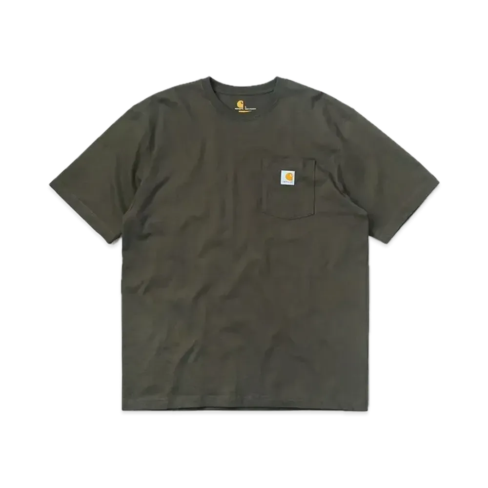 Carhartt Relaxed Fit Heavyweight Short-Sleeve Pocket T-Shirt "Brown"