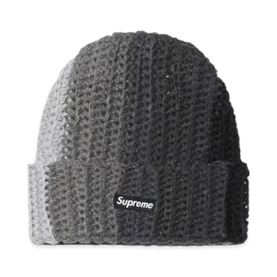 Supreme Gradient Crochet Beanie "Black"