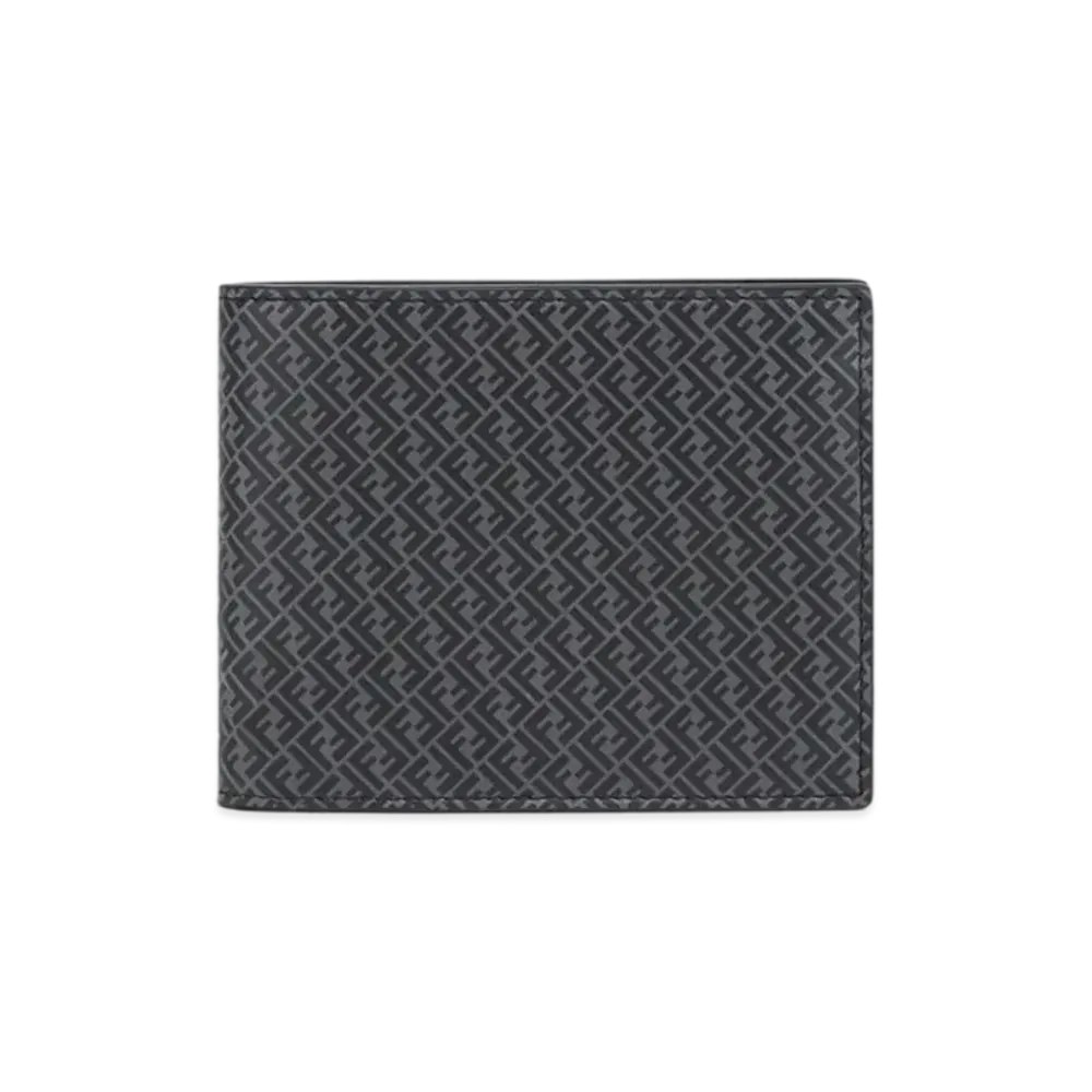 FENDI Wallet Leather Two-Fold Wallet "Black"