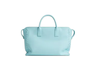 Bottega Veneta Interview Briefcase "Pale/Blue"