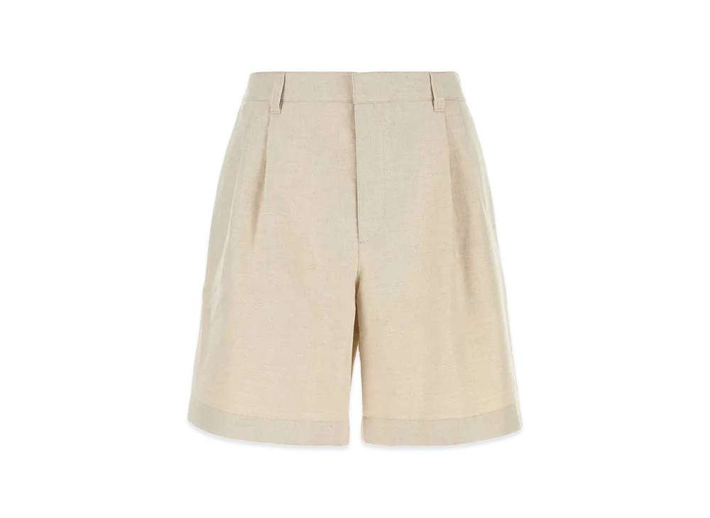 Bottega Veneta Sand Twill Bermuda Shorts "Beige"