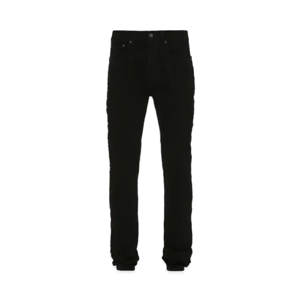 JW ANDERSON Slim Fit Leather Trousers "Black"