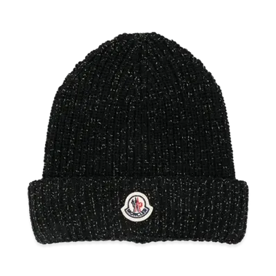 MONCLER Kids Beanie "Black"