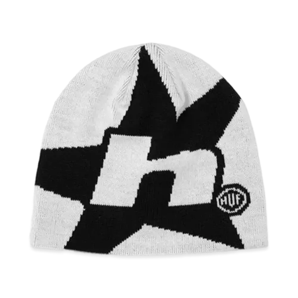 HUF H Star Skull Beanie "White"