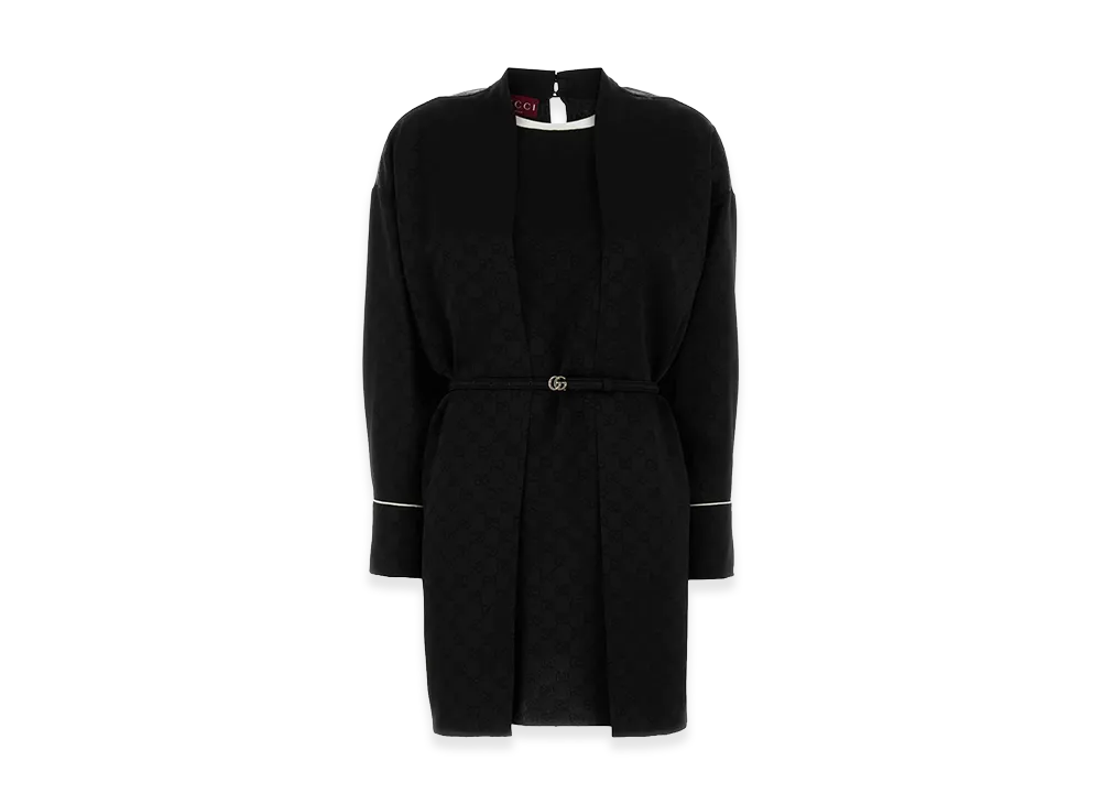 GUCCI Women's Crepe Dress "Black"