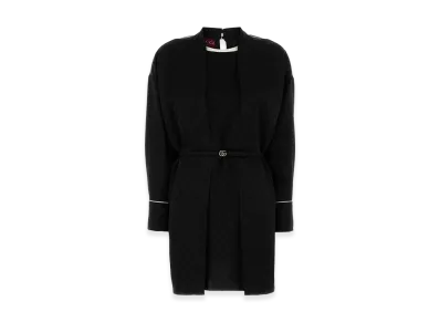 GUCCI Women's Crepe Dress "Black"