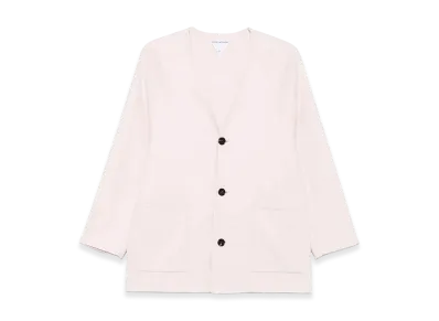 Bottega Veneta Women's Wool Blend Cardigan "Pastel Pink"
