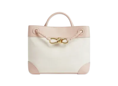 Bottega Veneta Small Andiamo "White/Cameo"