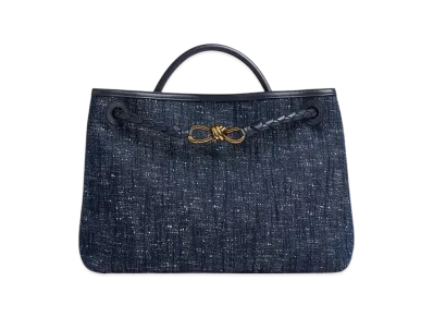 Bottega Veneta Andiamo "Navy/White/Orange"