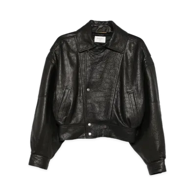 Saint Laurent Women's Leather Jacket "Black"