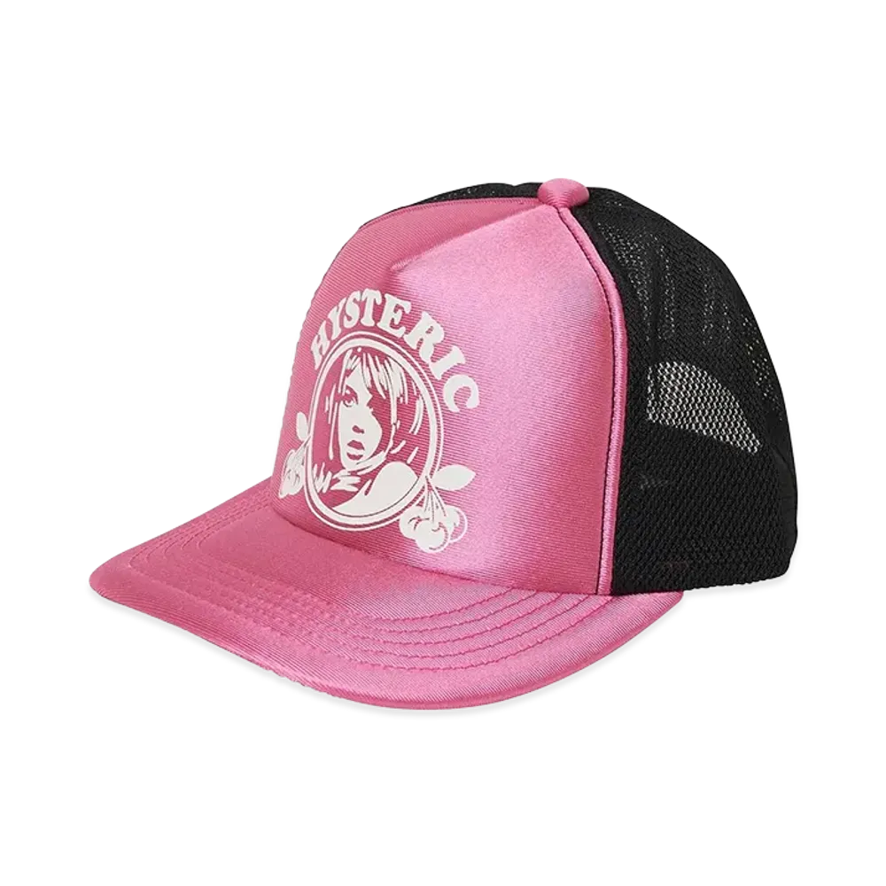 HYSTERIC GLAMOUR Hysteric Cherry Glossy Mesh Cap "Pink"