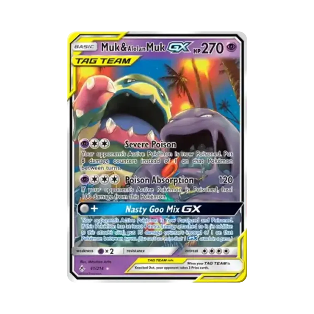 ベトベトン&アローラベトベトン R [61/214]【英語版】(サン&ムーン「アンブローケンバンズ」)
