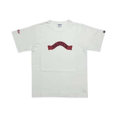 SAPEur Kid's Arch Logo S/S Tee "White"