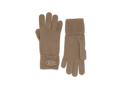 GUCCI Women's Gloves "Beige"