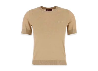 GUCCI Women's Cashmere Blend Sweater "Beige"