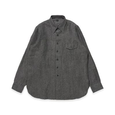 T.T Taiga Takahashi LOT.116 Long-Point Collar Sports Shirts "Charcoal"