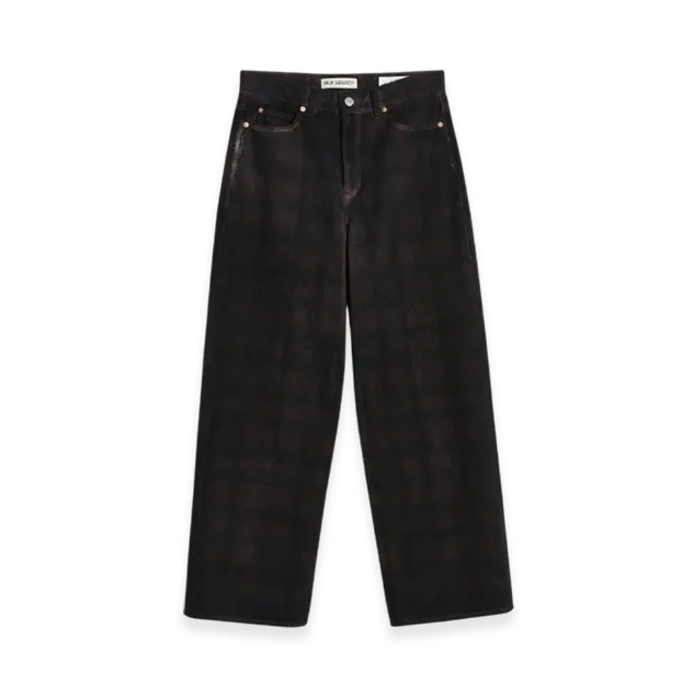 OUR LEGACY Women's Full Cut Overdyed "Big Lumbercheck Print"