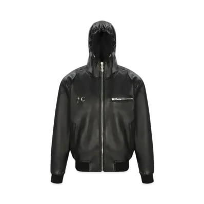 THUG CLUB Silm Rock Leather Jacket "Black"