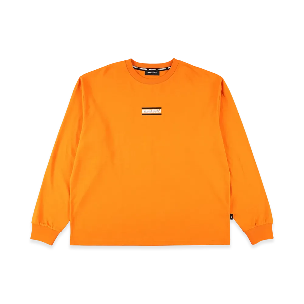 WIND AND SEA Front Logo L/S Tee "Orange"