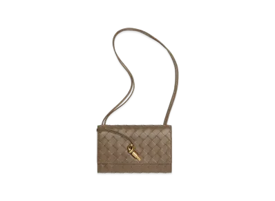 Bottega Veneta Andiamo Strap Pouch "Pinecone"