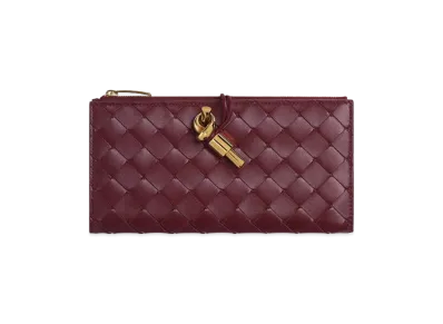 Bottega Veneta Andiamo Long Wallet "Barolo"