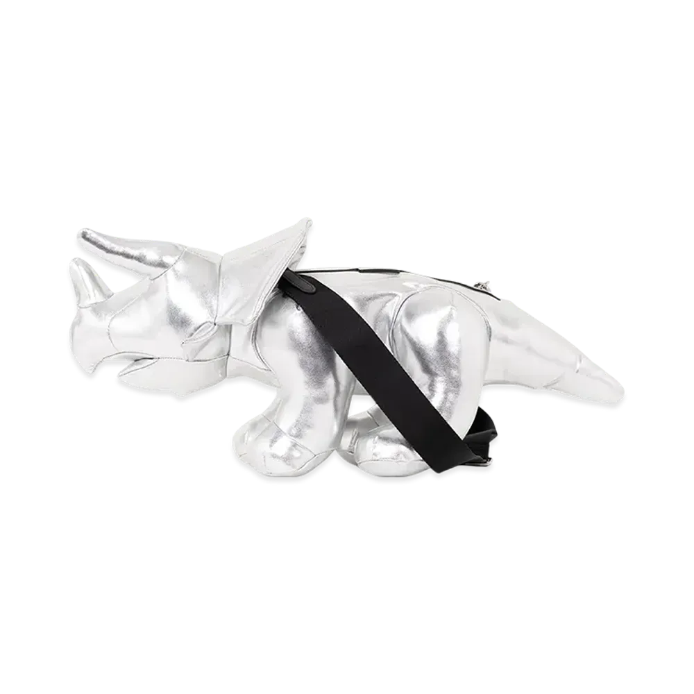 Maison MIHARA YASUHIRO "Dolls" Triceratops Shoulder Bag "Silver"